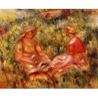 Two Women in the Grass