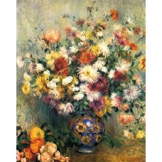 Vase of Chrysanthemums 1