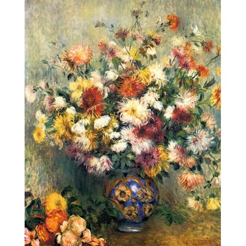 Vase of Chrysanthemums 1