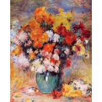 Vase of Chrysanthemums 2