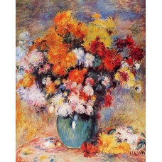 Vase of Chrysanthemums 2