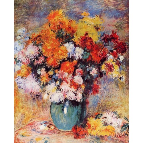 Vase of Chrysanthemums 2