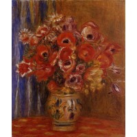 Vase of Tulips and Anemones