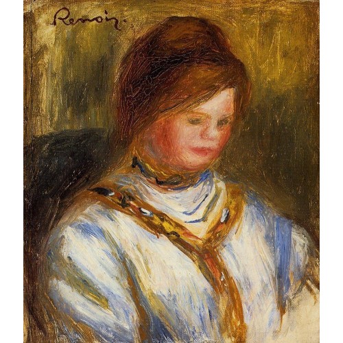 Woman in a Blue Blouse