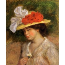 Woman in a Flowered Hat