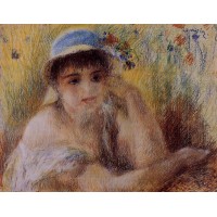 Woman in a Straw Hat 1