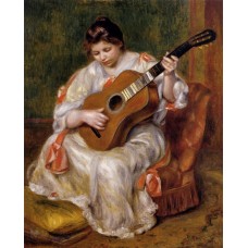 Woman Playing the Guitar