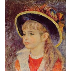Young Girl in a Blue Hat