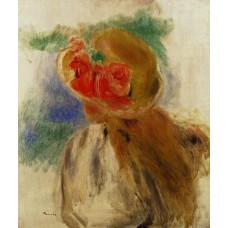 Young Girl in a Flowered Hat