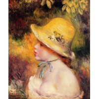 Young Girl in a Straw Hat 2