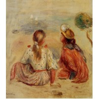 Young Girls on the Beach