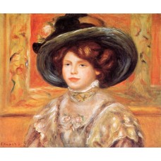 Young Woman in a Blue Hat
