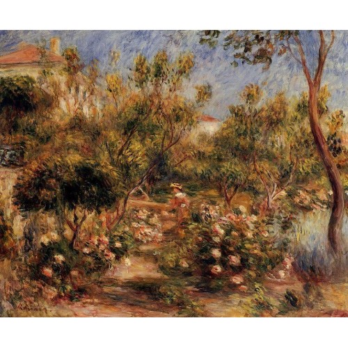Young Woman in a Garden Cagnes