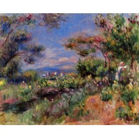 Young Woman in a Landscape Cagnes