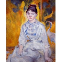 Young Woman with Crane