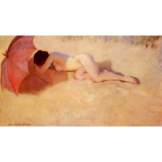 Nude under a Parasol