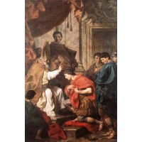 St Ambrose Converting Theodosius