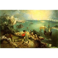 Bruegel Pieter de Oude De val van icarus hi res