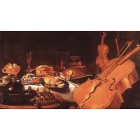 Still Life with Musical Instruments