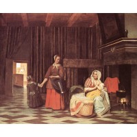 Suckling Mother and Maid