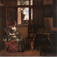 Woman Reading a Letter