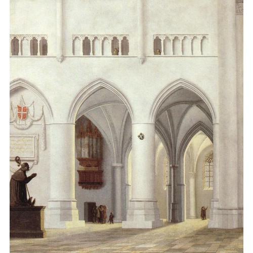 Interior of the Church of St Bavo at Haarlem 1