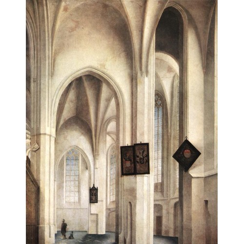 Interior of the St Jacob Church in Utrecht