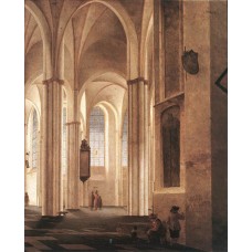 The Interior of the Buurkerk at Utrecht