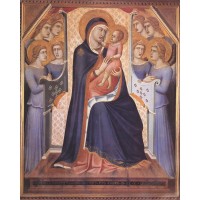 Madonna Enthroned with Angels