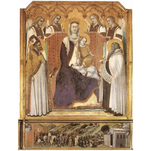 Madonna with Angels between St Nicholas and Prophet Elisha