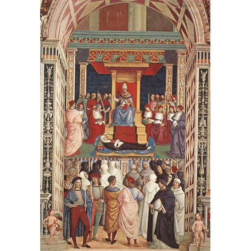 Aeneas Piccolomini Canonizes Catherine of Siena
