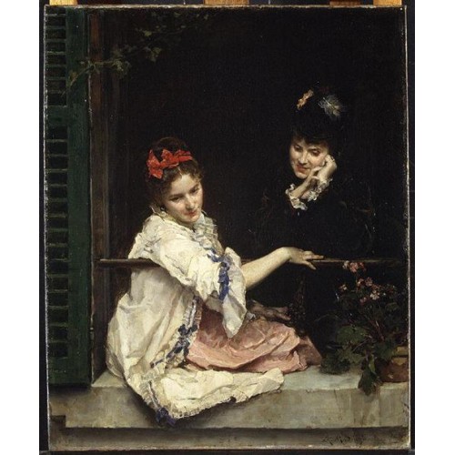 Girls at a Window