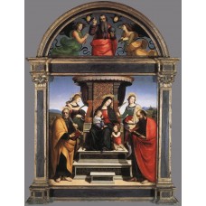 Madonna and Child Enthroned with Saints