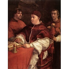 Pope Leo X with Cardinals