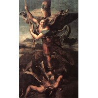 St Michael and the Satan