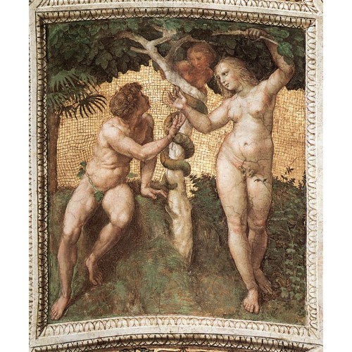Stanza della Segnatura Adam and Eve