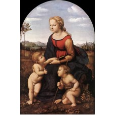 The Virgin and Child with Saint John the Baptist (La Belle J