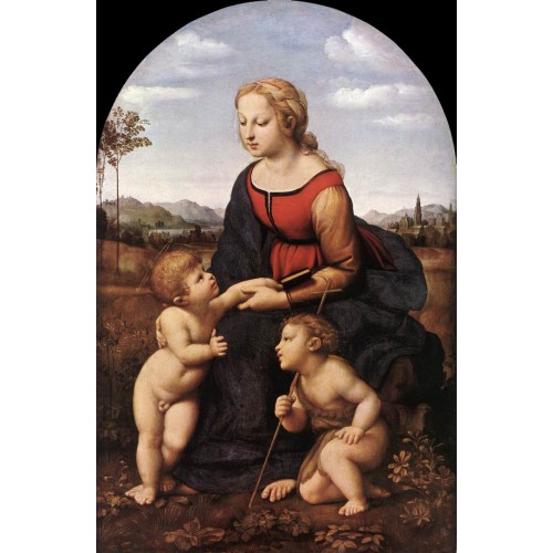 The Virgin and Child with Saint John the Baptist (La Belle J