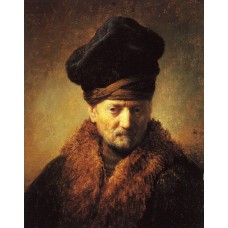 Bust of an Old Man in a Fur Cap