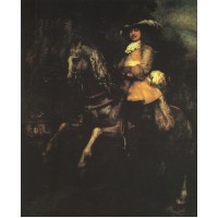 Frederick Rihel on Horseback