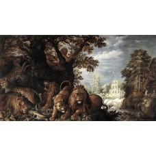 Landscape with Wild Animals