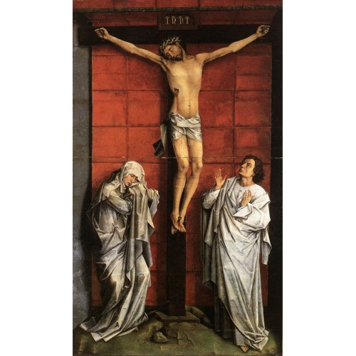 Christus on the Cross with Mary and St John