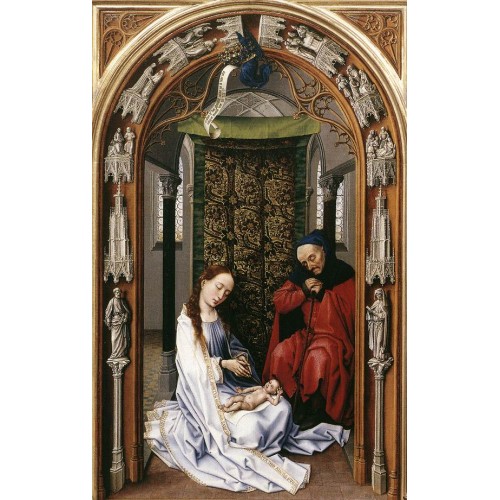 Miraflores Altarpiece (left panel)