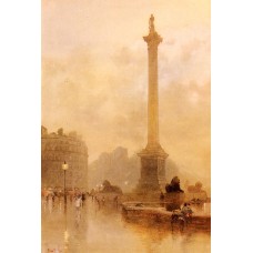 Nelson's Column In A Fog