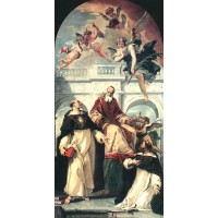 St Pius St Thomas of Aquino and St Peter Martyr