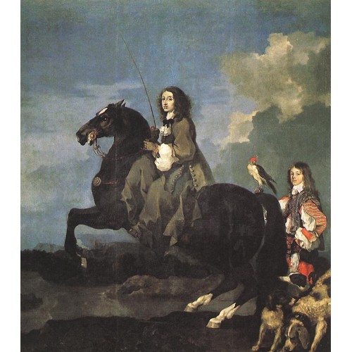 Queen Christina of Sweden on Horseback