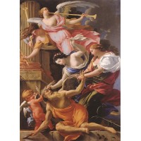 Saturn Conquered by Amor Venus and Hope