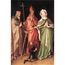 Saints Catherine Hubert and Quirinus with a Donor