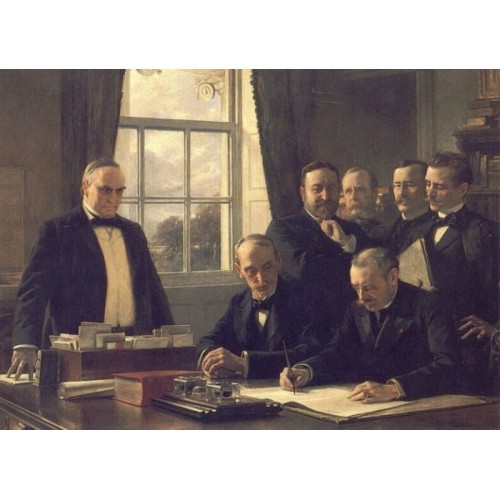 The Signing of the Protocol of Peace Between the United Stat