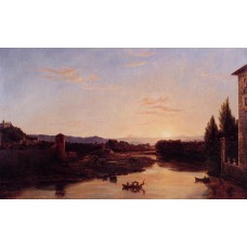 Sunset on the Arno